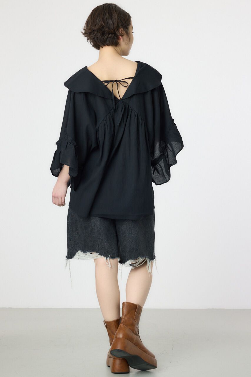 RODEO CROWNS「ボリュームフリルチュニック」|シャツ・ブラウス|