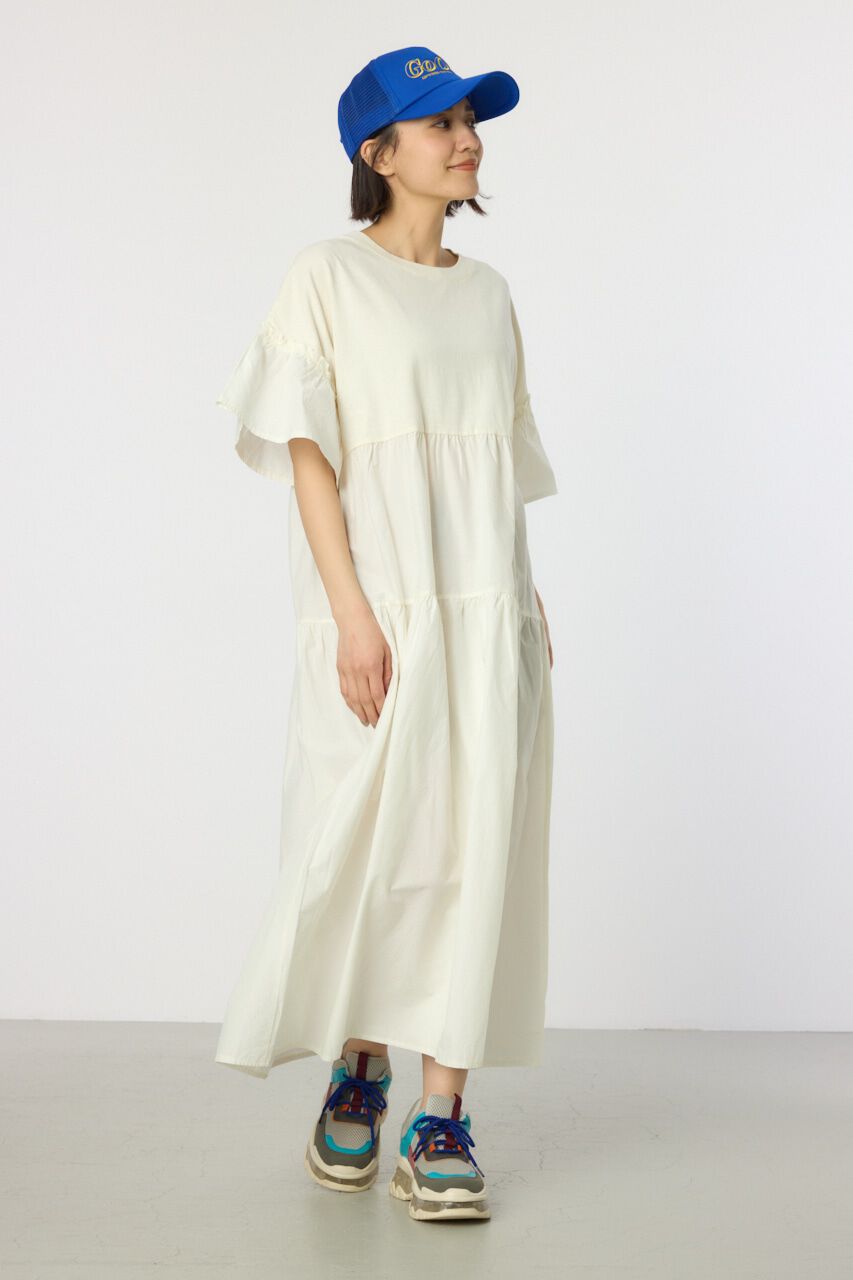 RODEO CROWNS「ピグメントドッキングティアードワンピース」|ワンピース|