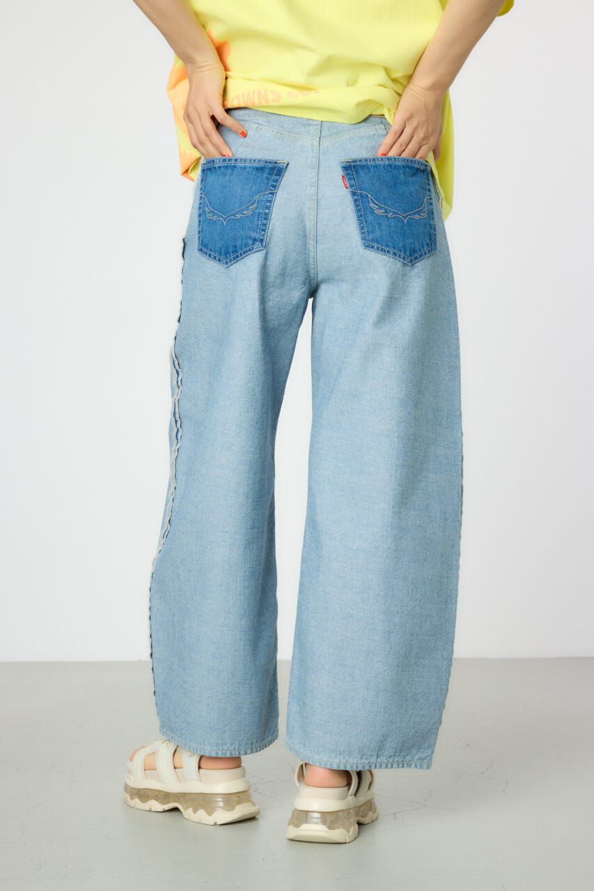 RODEO CROWNS「リバースワイドデニム」|デニム|