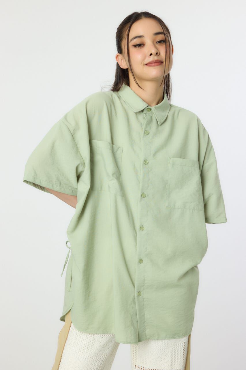 RODEO CROWNS「ハーフスリーブビッグシャツ」|シャツ・ブラウス|