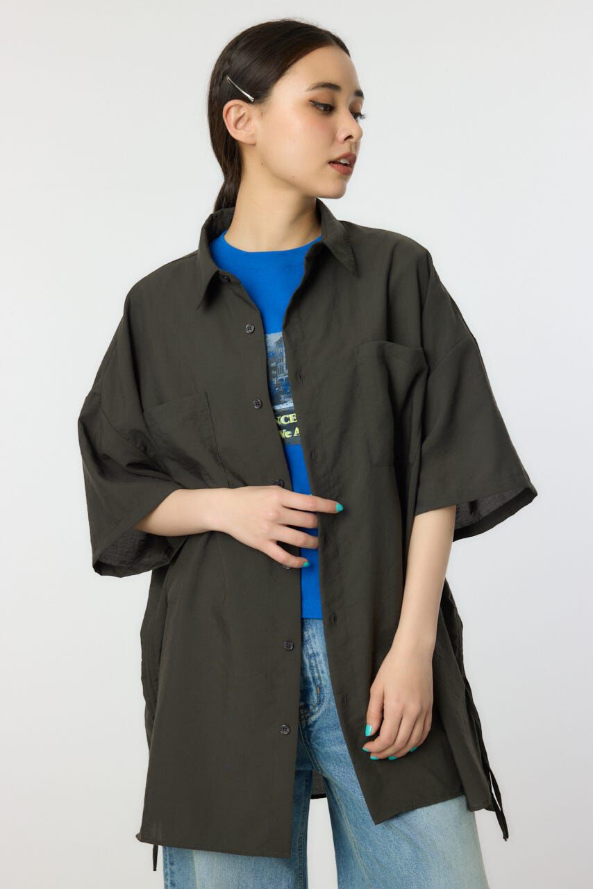 RODEO CROWNS「ハーフスリーブビッグシャツ」|シャツ・ブラウス|