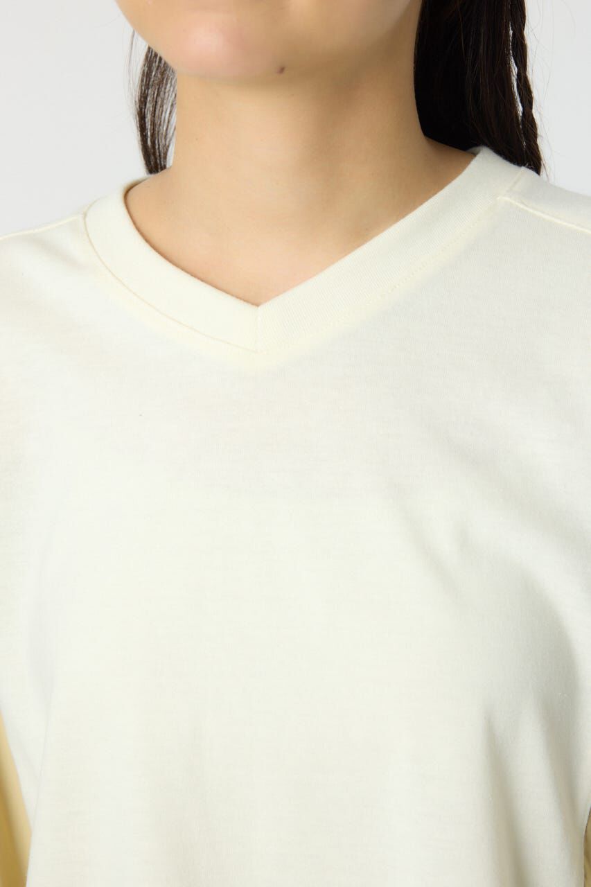 RODEO CROWNS「ドッキング切替ドルマントップス」|Tシャツ・カットソー|