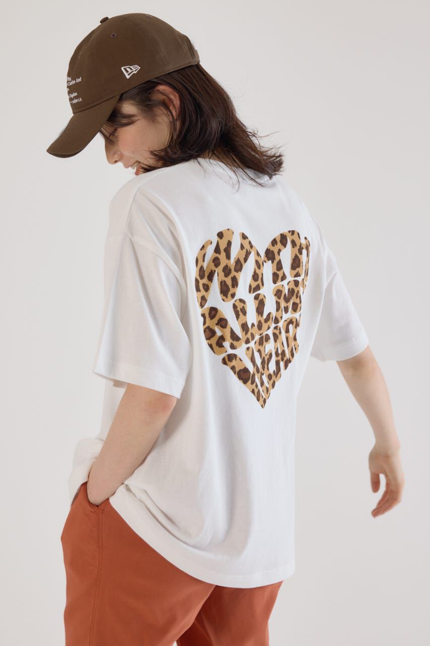 RODEO CROWNS「Heart Leopard Tシャツ」|Tシャツ・カットソー|