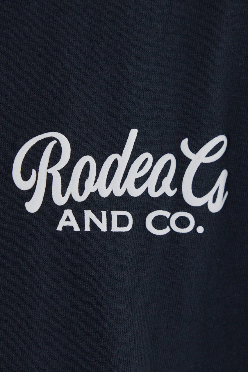 RODEO CROWNS「ハーフスリーブロゴZIPパーカー」|パーカー|