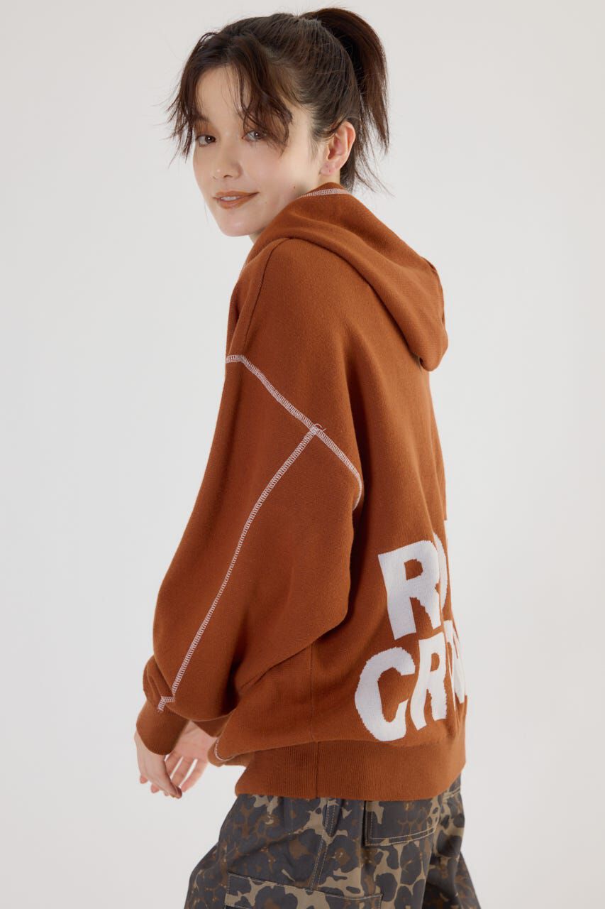 RODEO CROWNS「スウェットライクジャガードロゴフーディー」|パーカー|