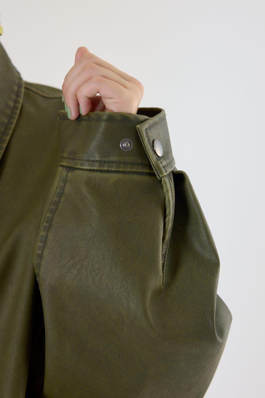 RODEO CROWNS「ヴィンテージフェイクレザーブルゾン」|その他|