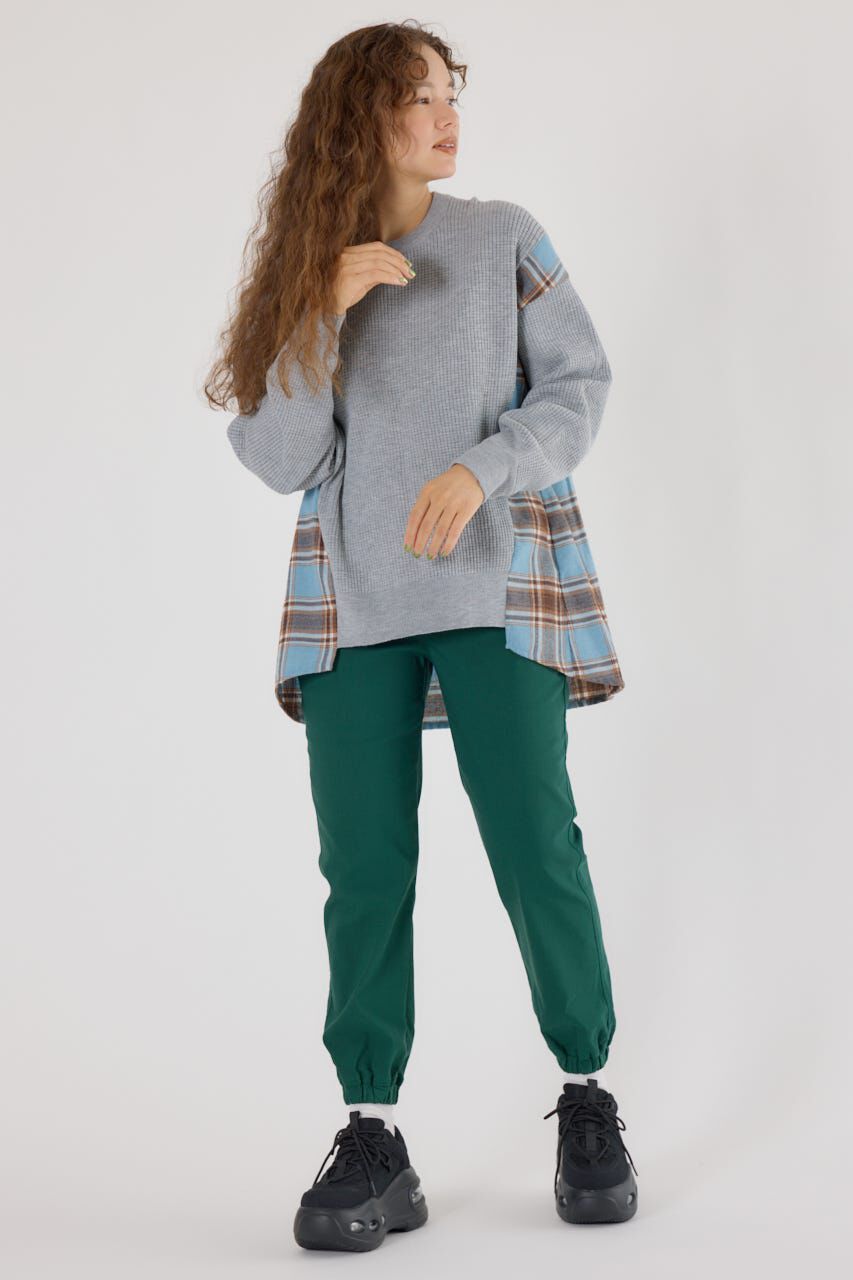 RODEO CROWNS「チェックドッキングトップス」|ニット・セーター|