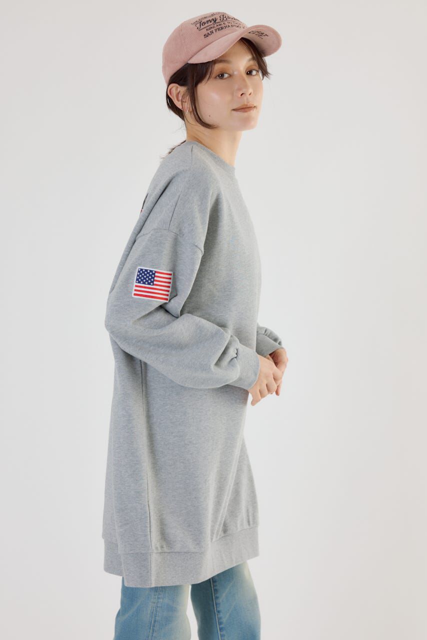 RODEO CROWNS「バンダナパッチスウェットワンピース」|ワンピース|