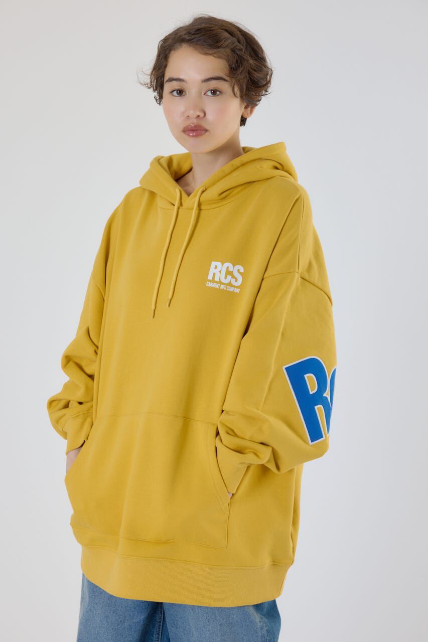 RODEO CROWNS「ロゴアップリケルーズパーカー」|パーカー|YEL