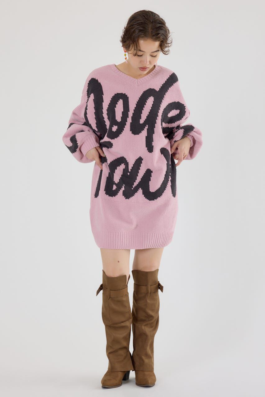 RODEO CROWNS「ロゴ2WAYモールニットワンピース」|ワンピース|