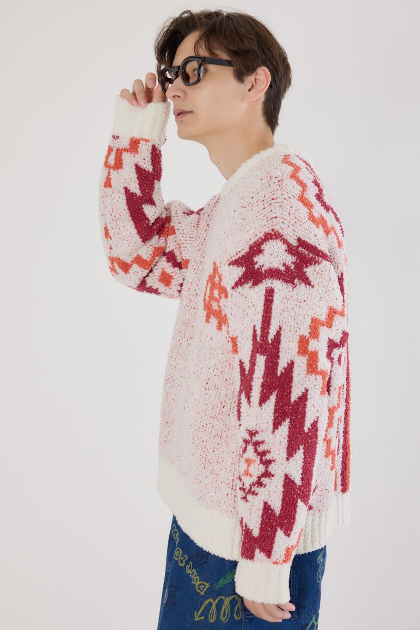 RODEO CROWNS「オルテガジャカードニット」|ニット・セーター|