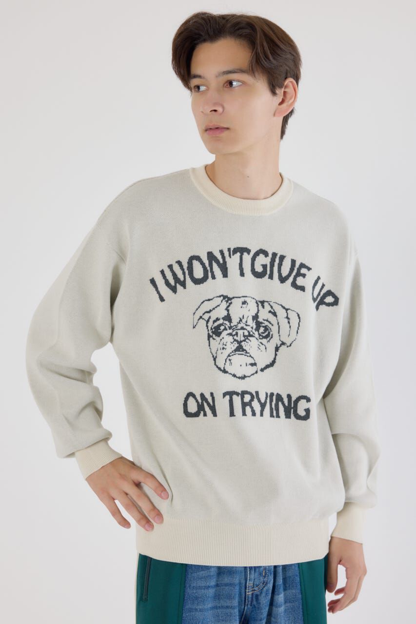 RODEO CROWNS「アニマルジャガードニットトップス」|ニット・セーター|