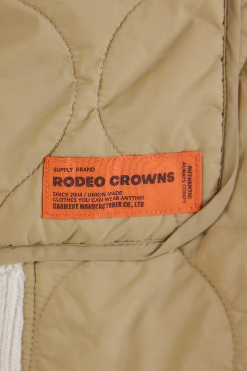 RODEO CROWNS「キルトドッキングニットブルゾン」|カーディガン|