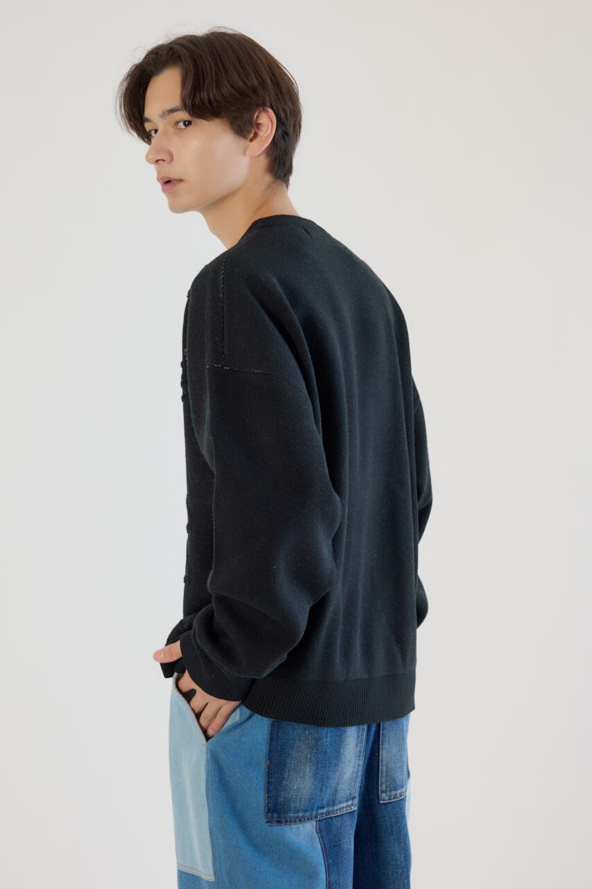 RODEO CROWNS「レタリングフラワーパイルニット」|ニット・セーター|