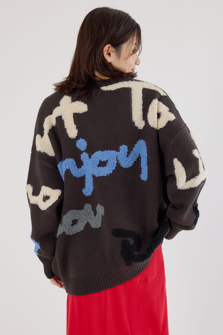 RODEO CROWNS「LETTER LOGOニットカーディガン」|カーディガン|