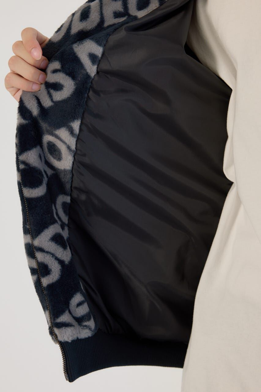 RODEO CROWNS「オールオーバーロゴファーブルゾン」|ブルゾン・スタジャン|