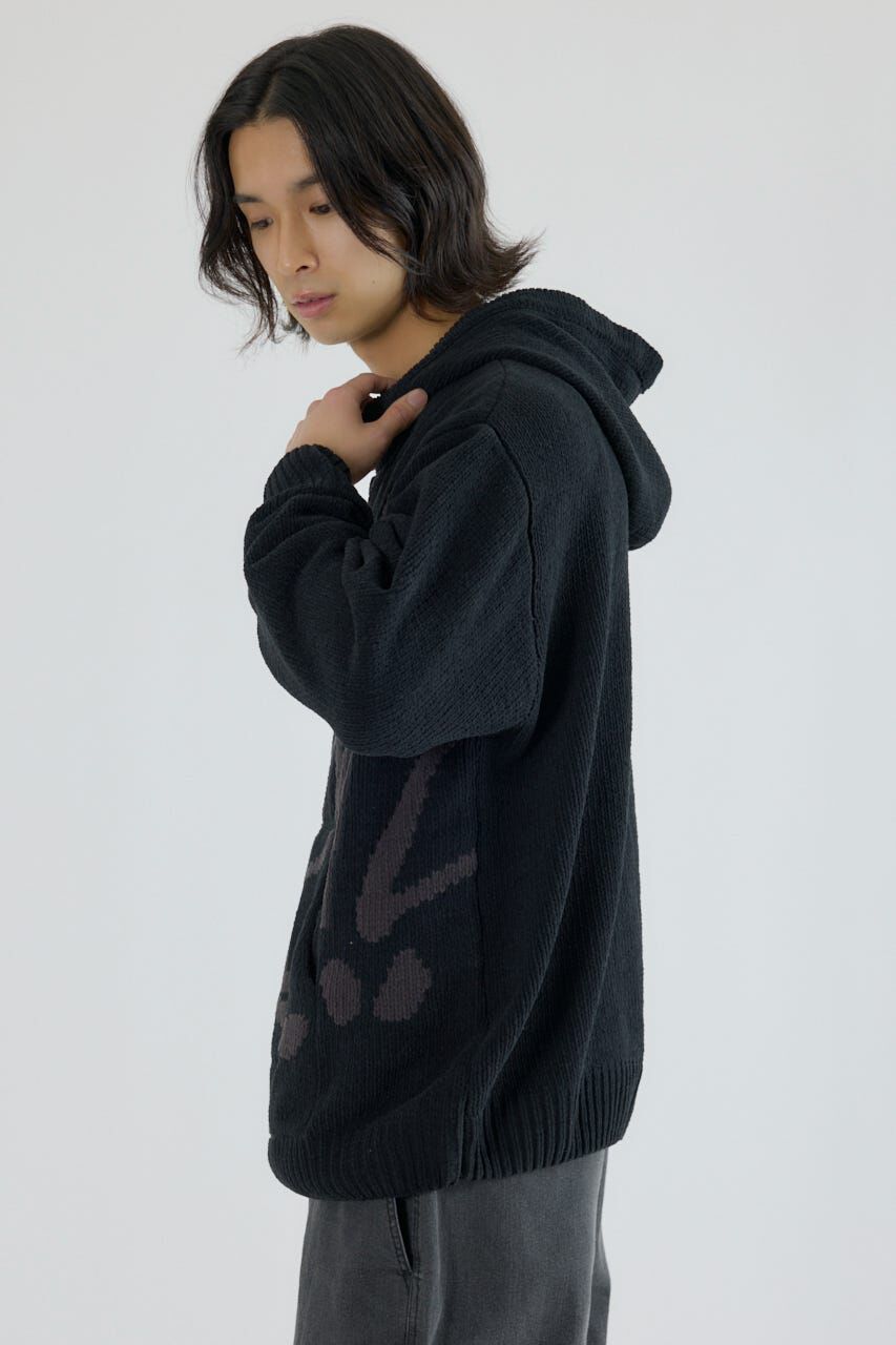 RODEO CROWNS「サインロゴモールニットパーカー」|パーカー|