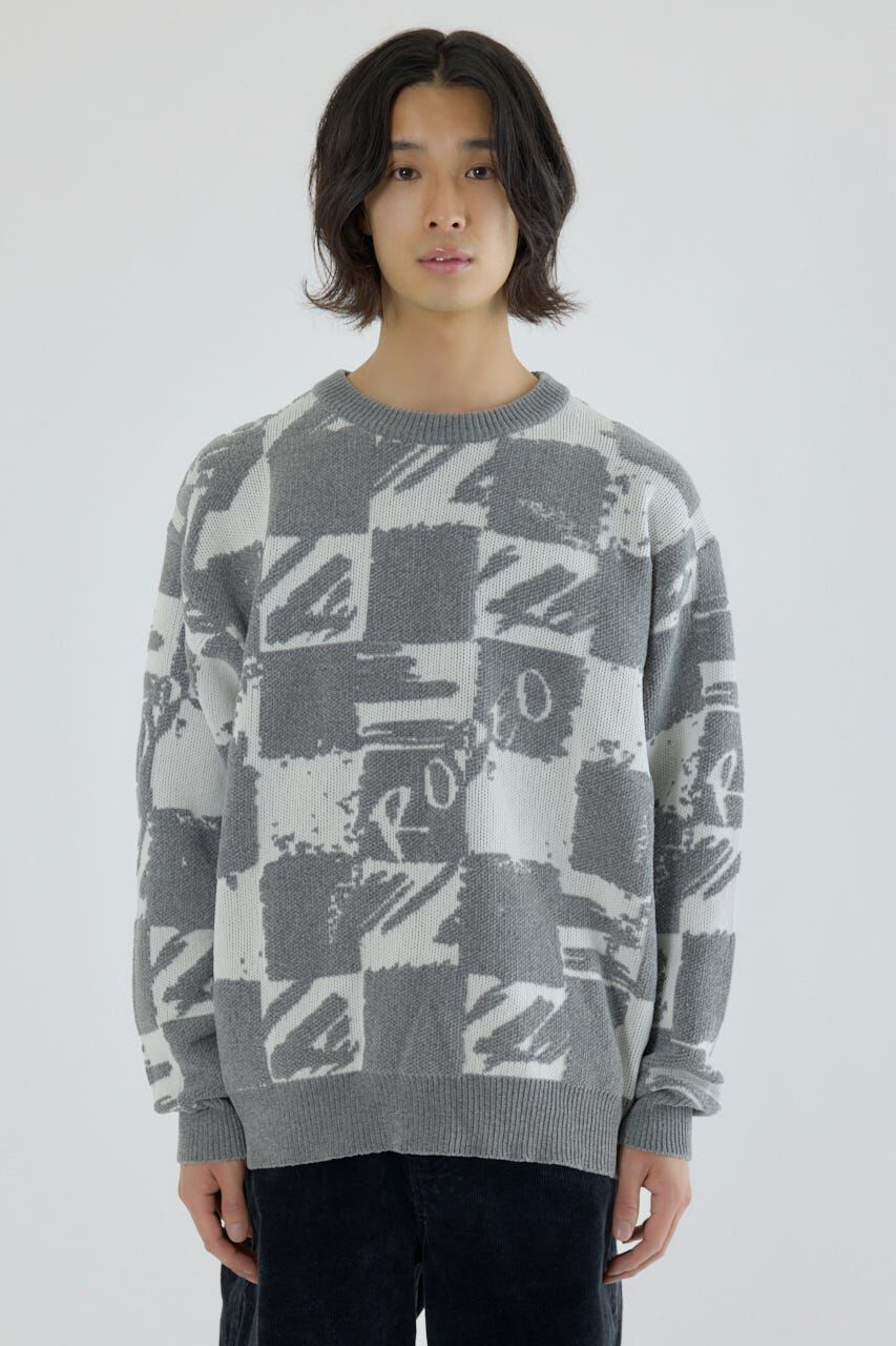 RODEO CROWNS「ブロークンチェックニット」|ニット・セーター|