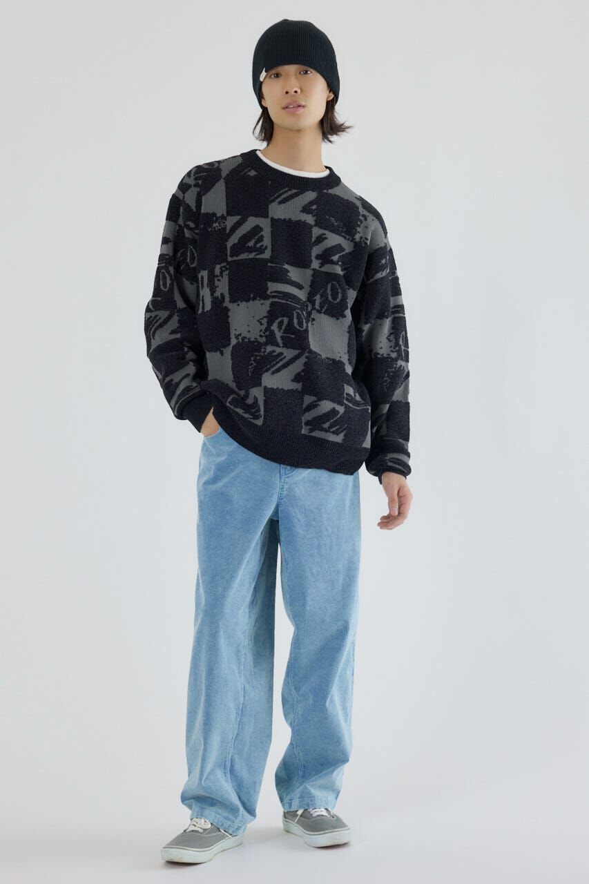 RODEO CROWNS「ブロークンチェックニット」|ニット・セーター|