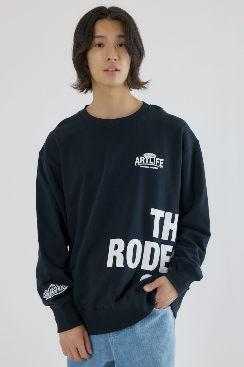 RODEO CROWNS「イレギュラースウェット」|パーカー|BLK