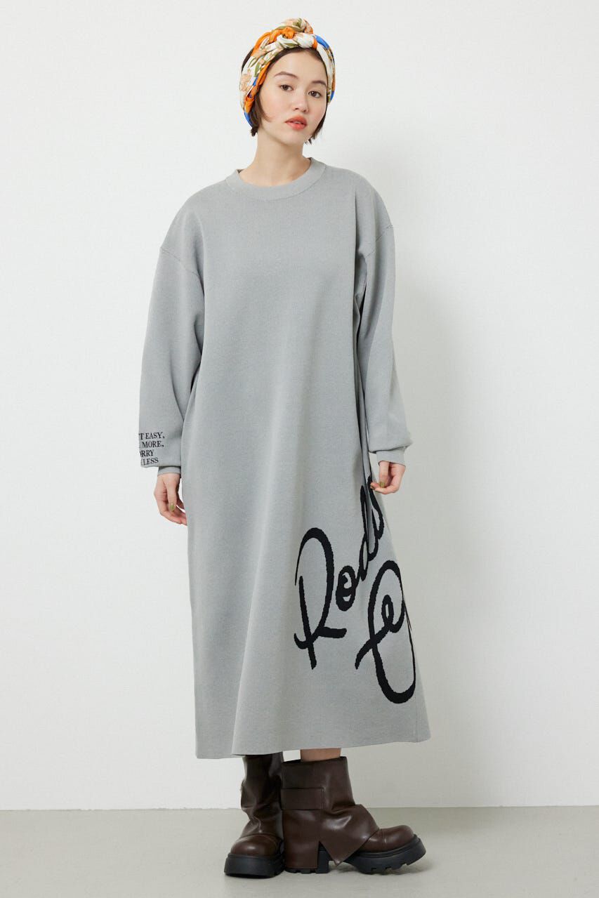 RODEO CROWNS「マキシロゴニットワンピース」|ワンピース|