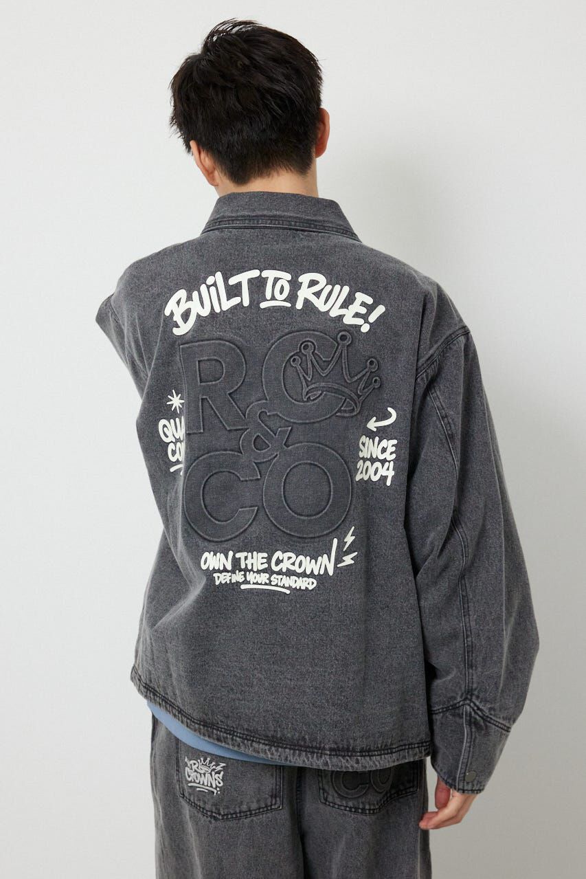 RODEO CROWNS「エンボスロゴデニムジャケット」|デニムジャケット|