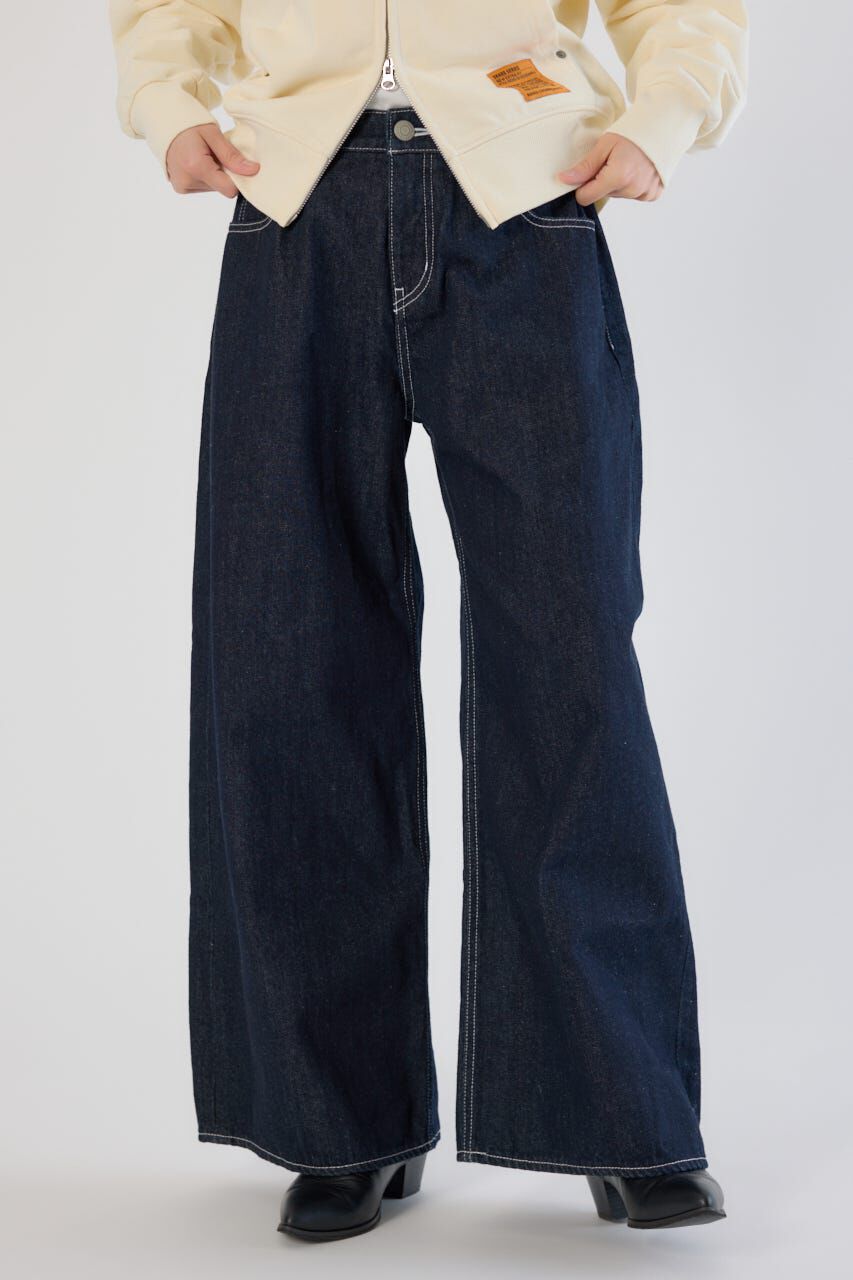 RODEO CROWNS「ビッグリボンデニムパンツ」|デニム|