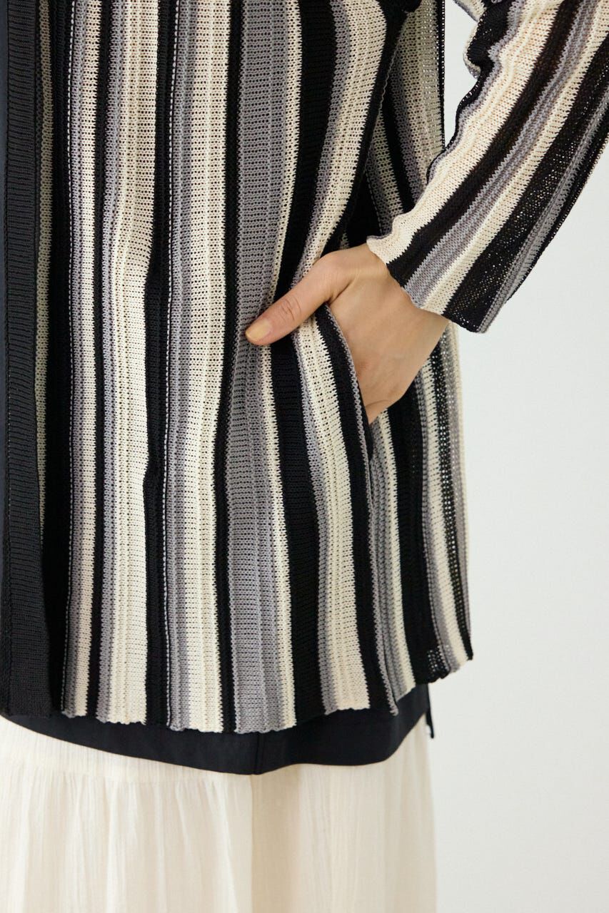 RODEO CROWNS「マルチカラーフードトッパー」|カーディガン|