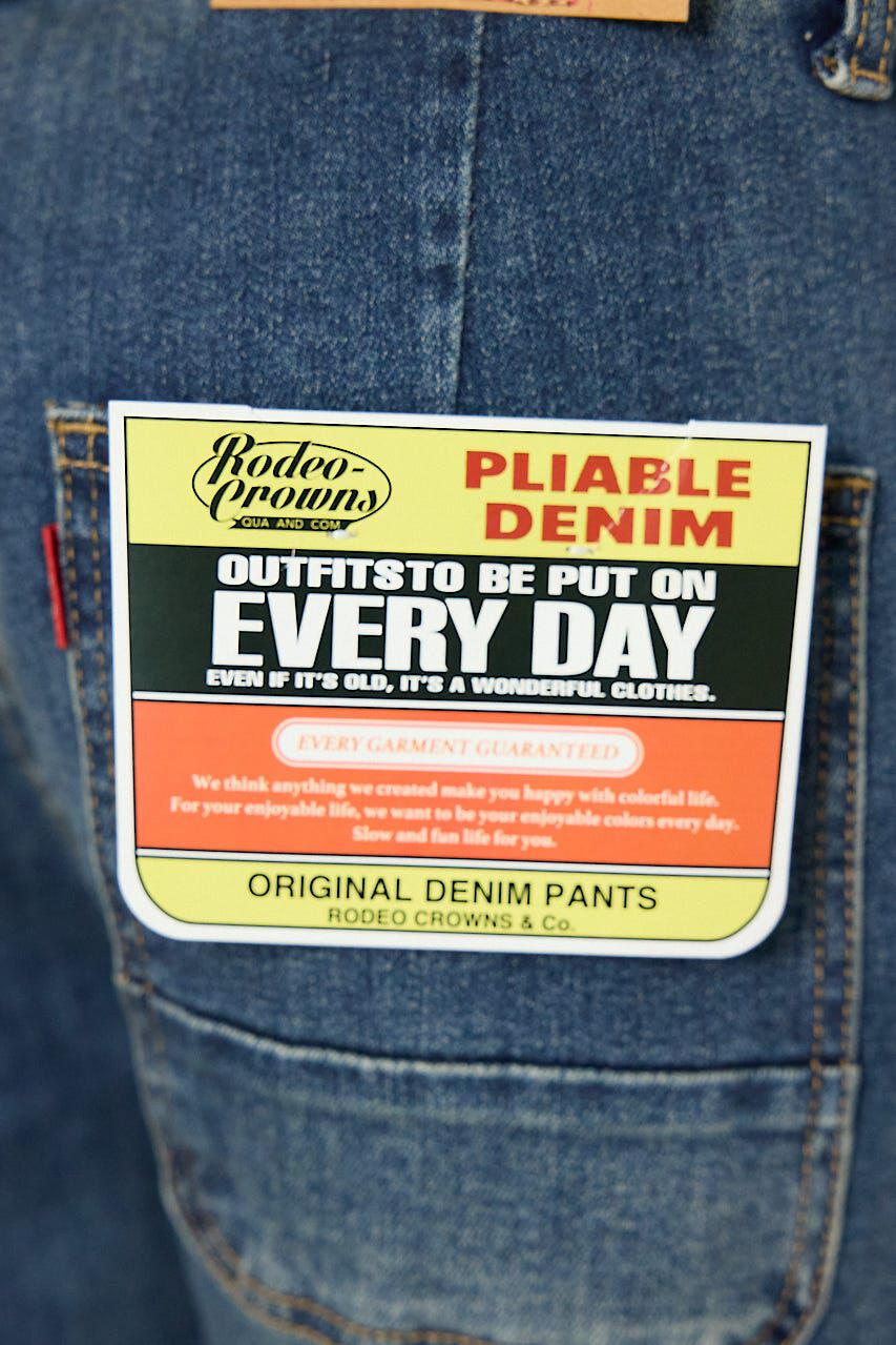 RODEO CROWNS「PLIABLE スリムパンツ」|デニム|