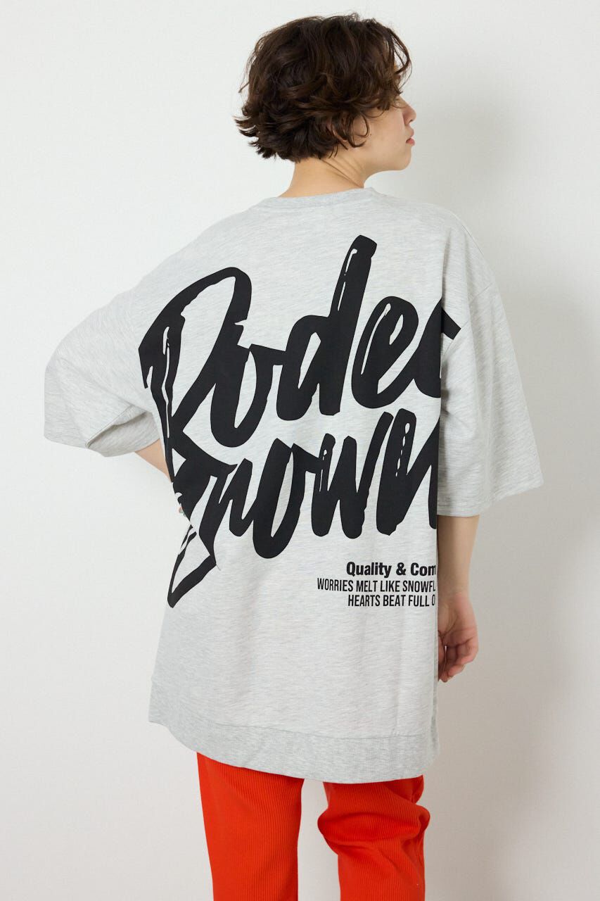 RODEO CROWNS「ペイントロゴハーフスリーブワンピース」|ワンピース|L/T.GRY1