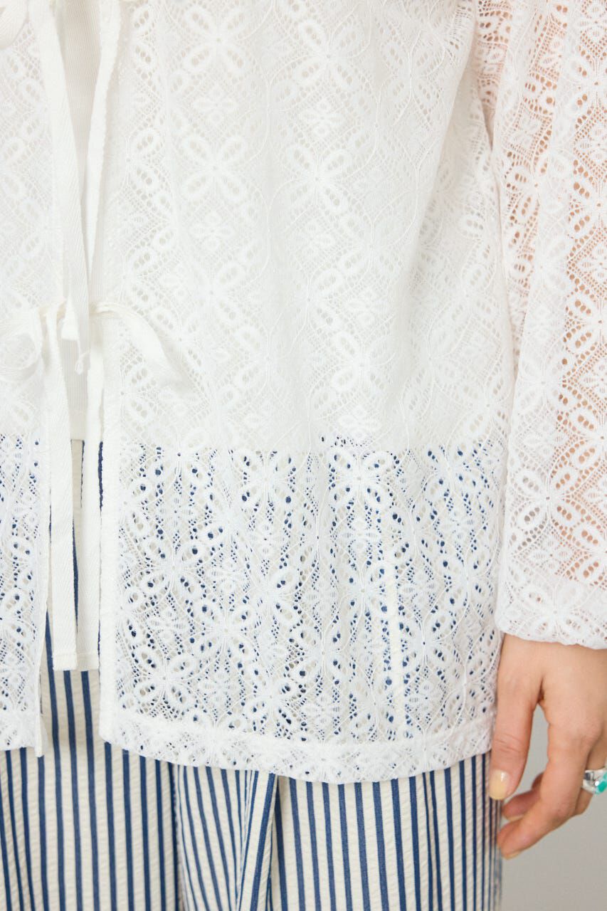 RODEO CROWNS「メッシュフーディカーディガン」|カーディガン|