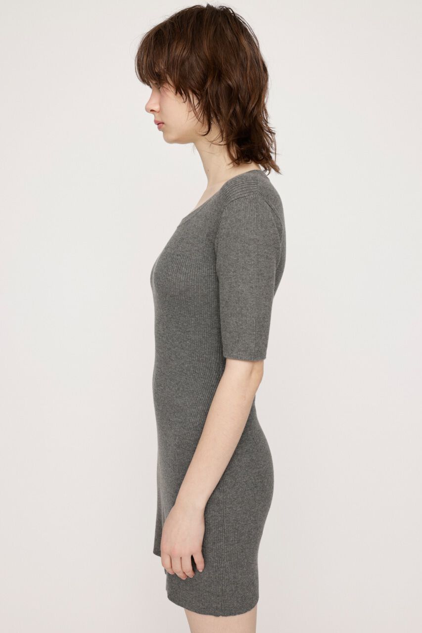 SLY「BIG COLLOR ZIP UP 2P ショートワンピース」|ワンピース|