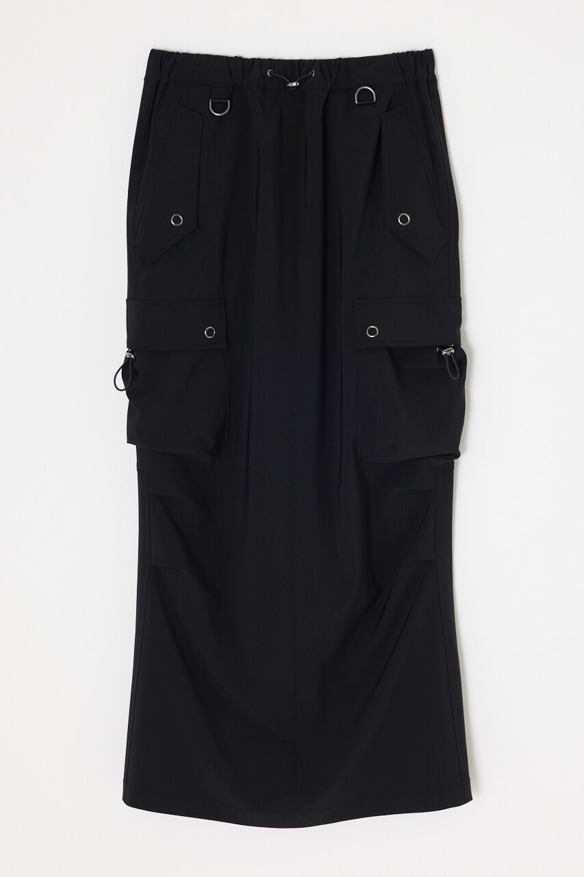 SLY「WOVEN CARGO COLUMN スカート」|スカート|BLK