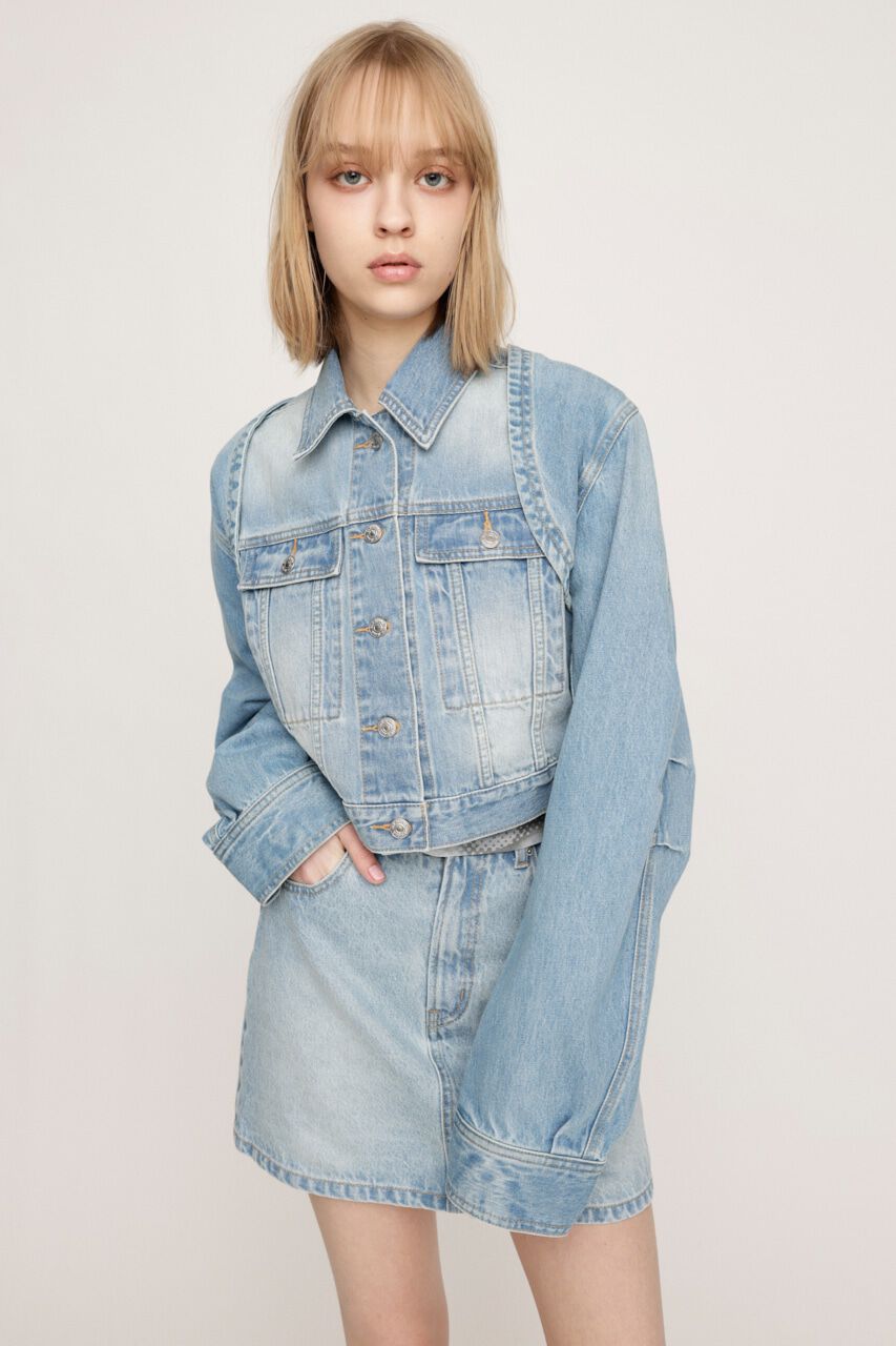 SLY「KIETH 2P DENIM JK-C」|デニムジャケット|L/BLU1