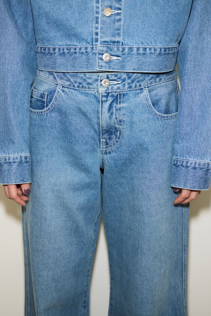 SLY「L／W LOOSE LEG PT-C」|デニム|