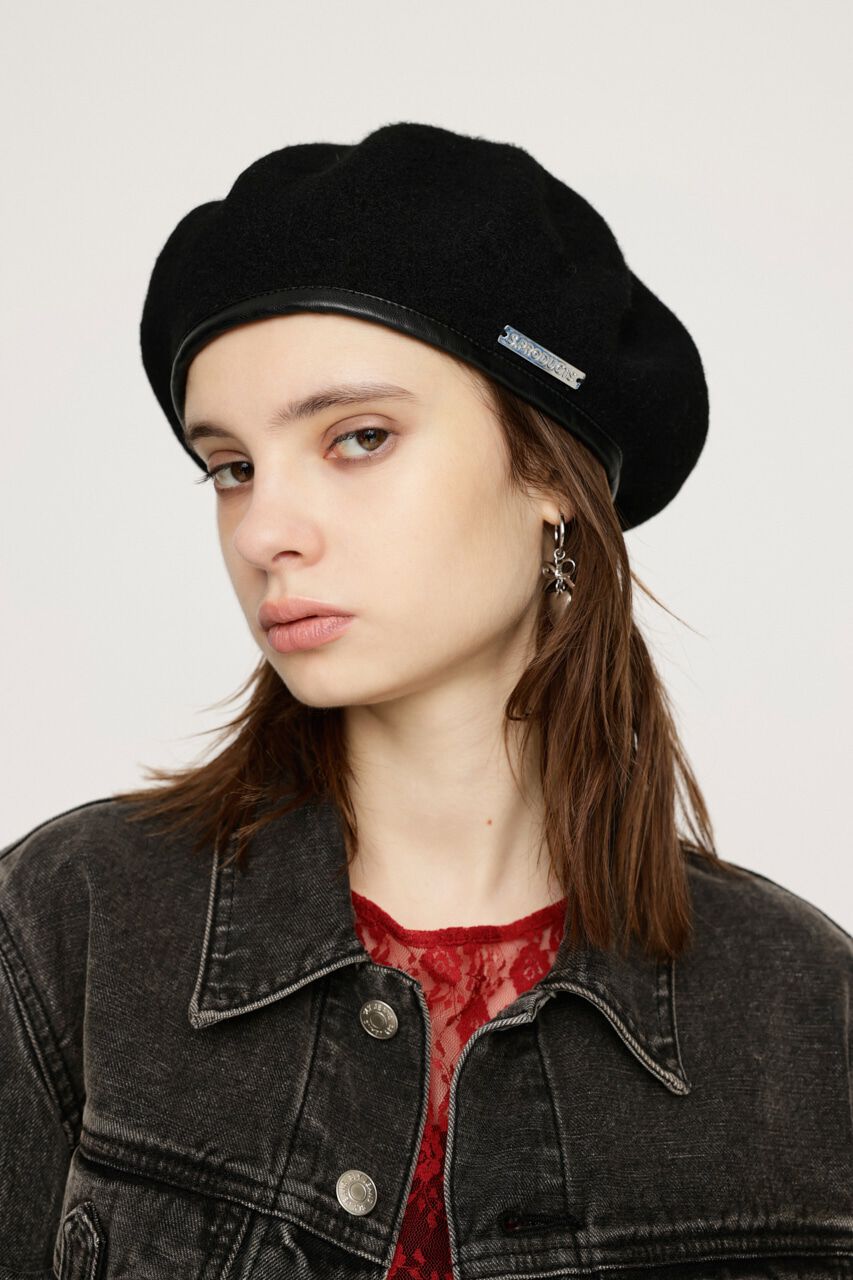 SLY「PLATE NAME WOOL ベレー」|その他|