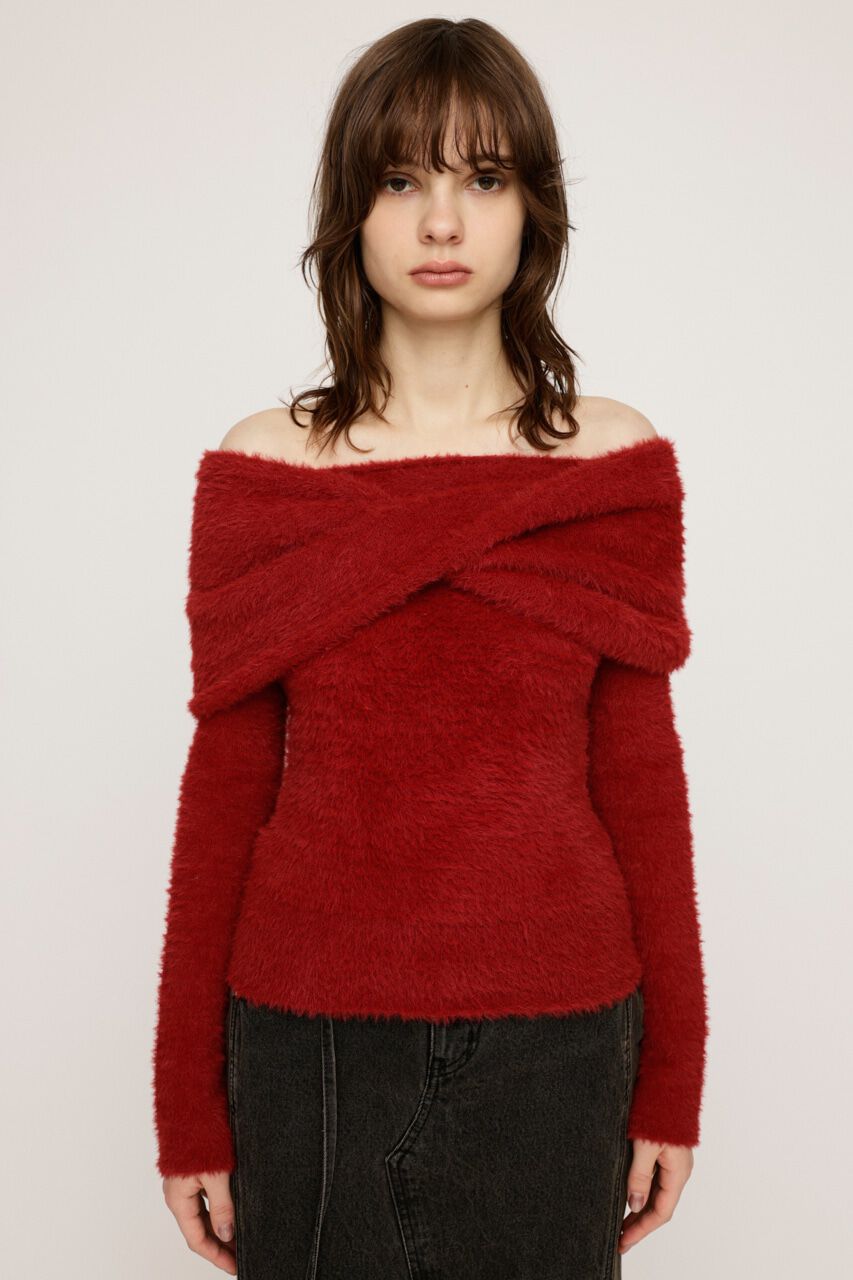 SLY「OFF SHOULDER 2P トップス」|ニット・セーター|