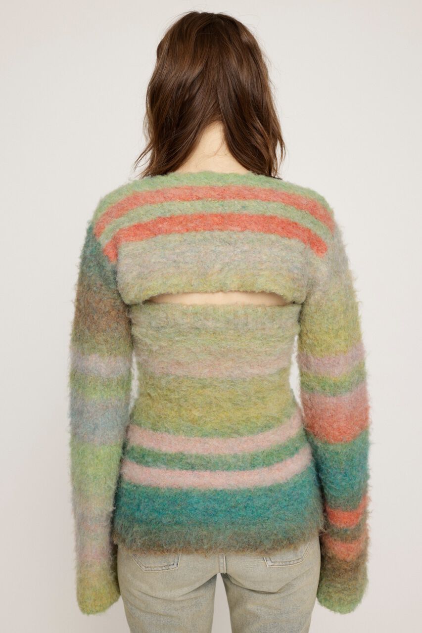 SLY「GRADATION BOUCLE 2P トップス」|ニット・セーター|