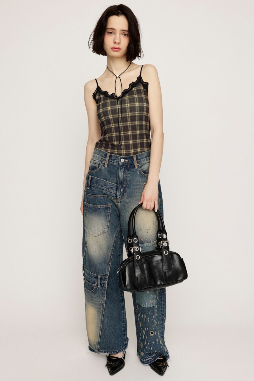 SLY「LACE DOCKING キャミソール」|キャミソール|