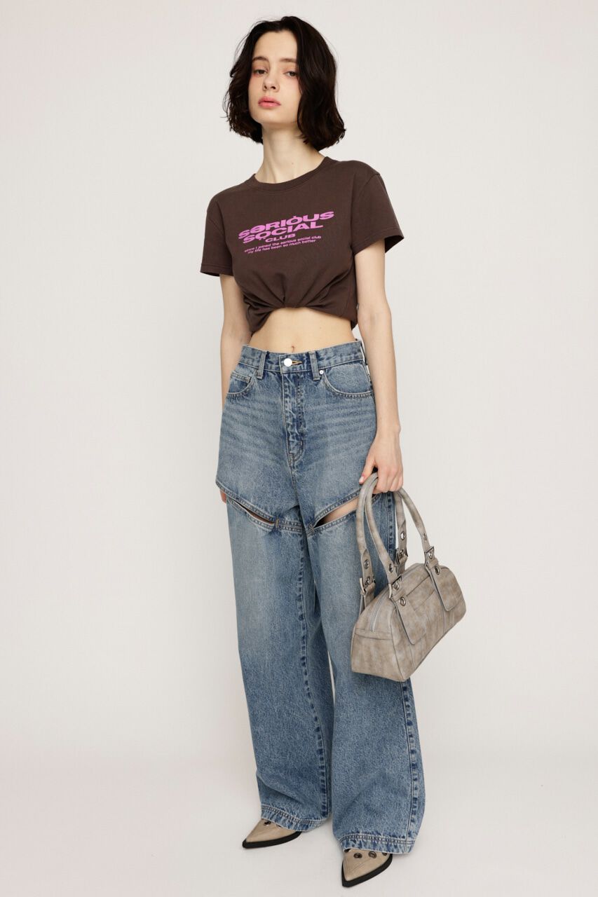 SLY「COMPACT LOGO Tシャツ」|Tシャツ・カットソー|