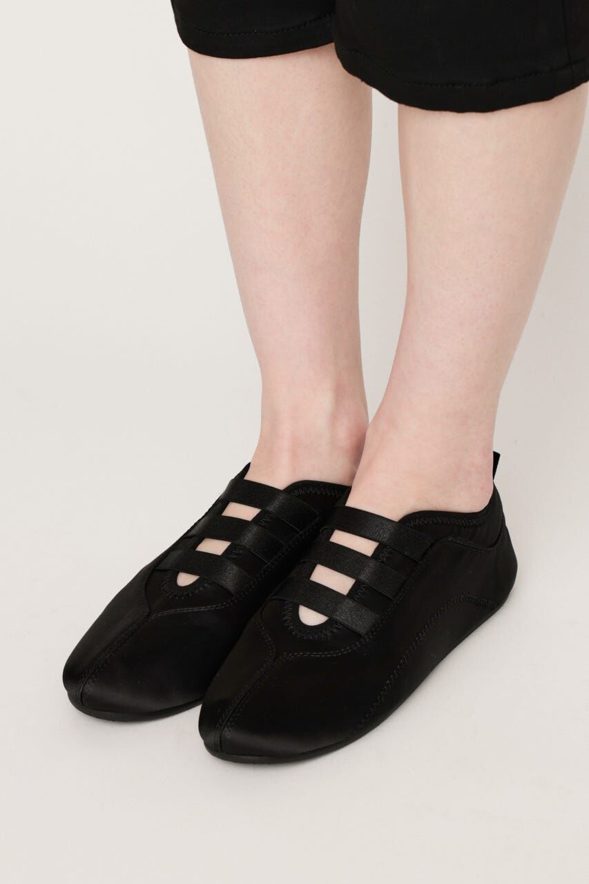 SLY「FLAT BALLET シューズ」|スリッポン|BLK