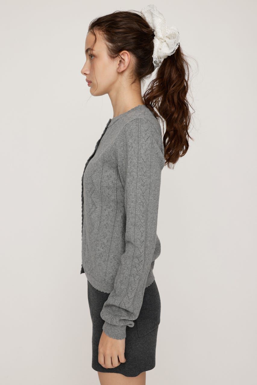 SLY「HEART CROCHET KNIT トップス」|ニット・セーター|