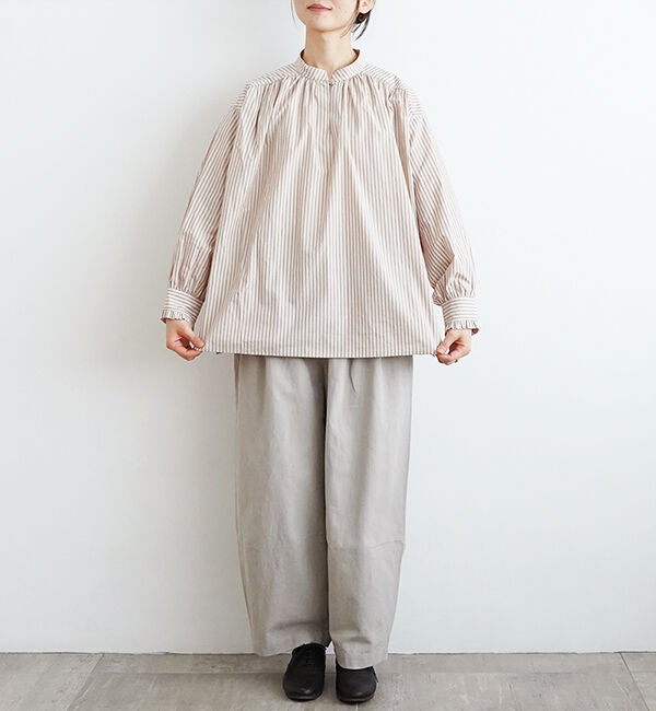 オオカミとフクロウ「フクロウとまひるの月のリリーワルツ&ldquo;ブラウス&rdquo;」|シャツ・ブラウス|