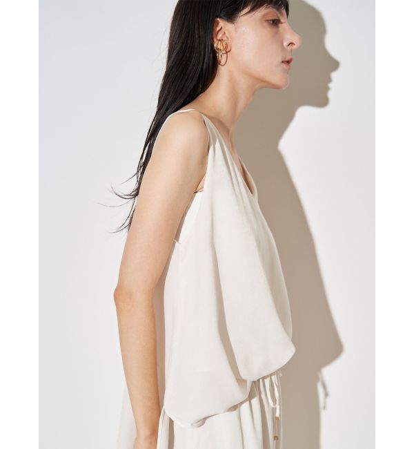 ELENDEEK「SATIN FLARED CAMI」|キャミソール|