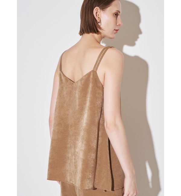 ELENDEEK「SATIN FLARED CAMI」|キャミソール|