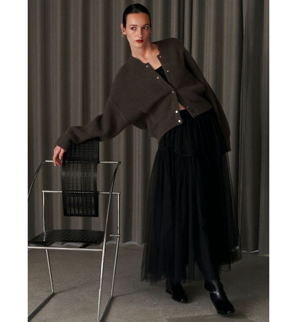 ELENDEEK「CN RACCOON MIX BZ」|カーディガン|