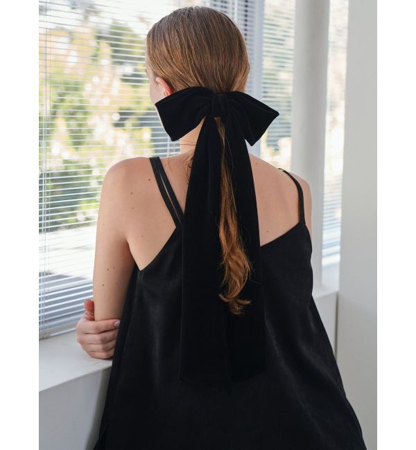 ELENDEEK「【ELENDEEK&times;jardin des cheveux】RIBBON BARRETTE」|その他|ブラック