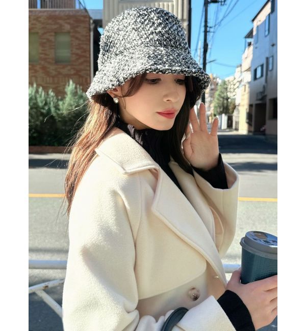 RESEXXY「ツイードバケットハット」|ハット|ミックス