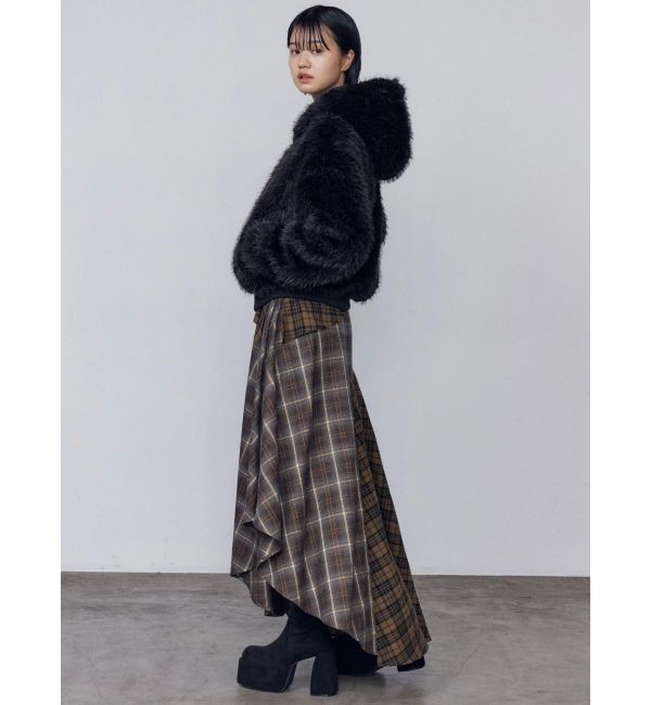 EMODA「フードフェイクファーブルゾン」|ブルゾン・スタジャン|