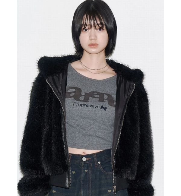 EMODA「フードフェイクファーブルゾン」|ブルゾン・スタジャン|